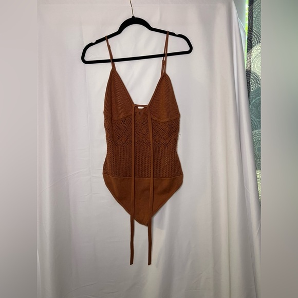 Abercrombie & Fitch Brown Knit Bodysuit - Picture 2 of 6